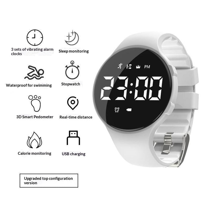 Smart Electronic Watch A Silent Vibrating Alarm Clockyour Ultimate Wake-up Gadget For Students