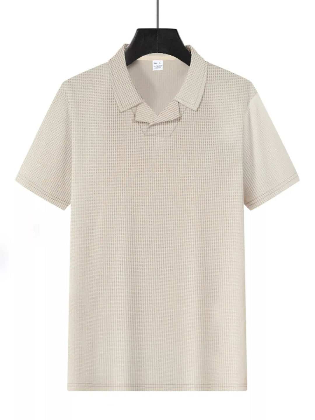Men's Full Size Casual Short Sleeve Polo and Shorts Set Plus Size