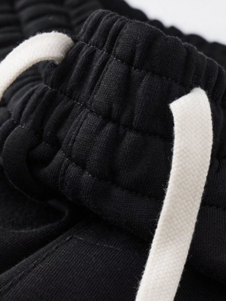 Men's Full Size Side Striped Casual Loose Fit Pants Plus Size