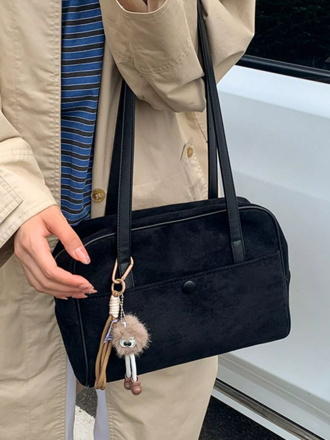 Vintage Handbag with Charm