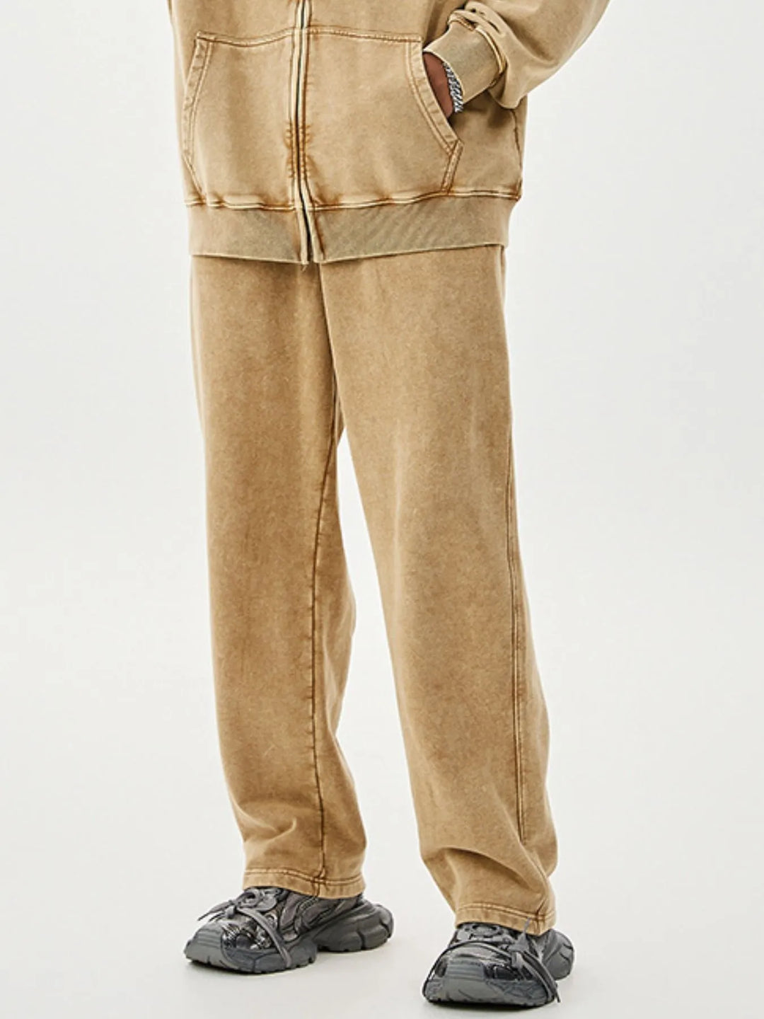 Men's Washed Relaxed Fit Sweatpants
