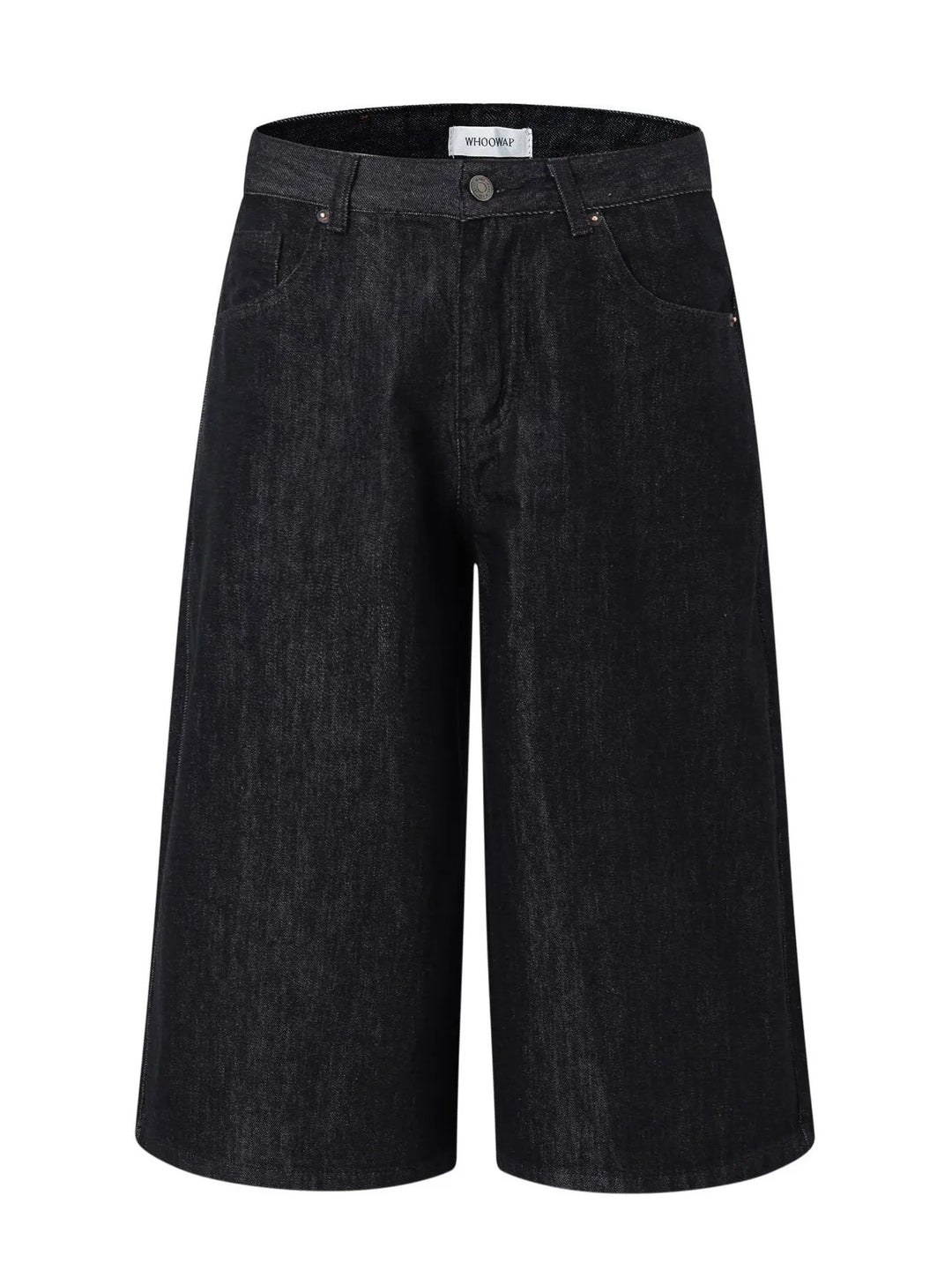 Men's Wide-Leg Denim Shorts
