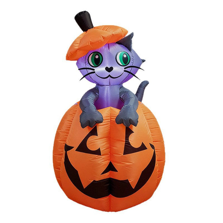 Halloween Inflatable Cartoon Cat Decoration