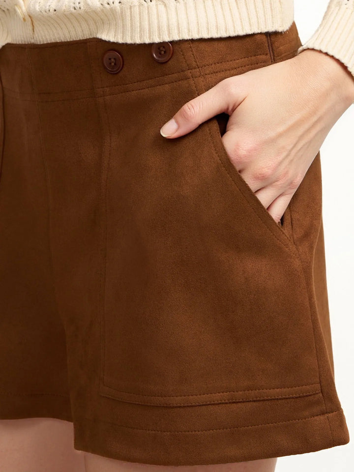 Pocketed Casual Shorts