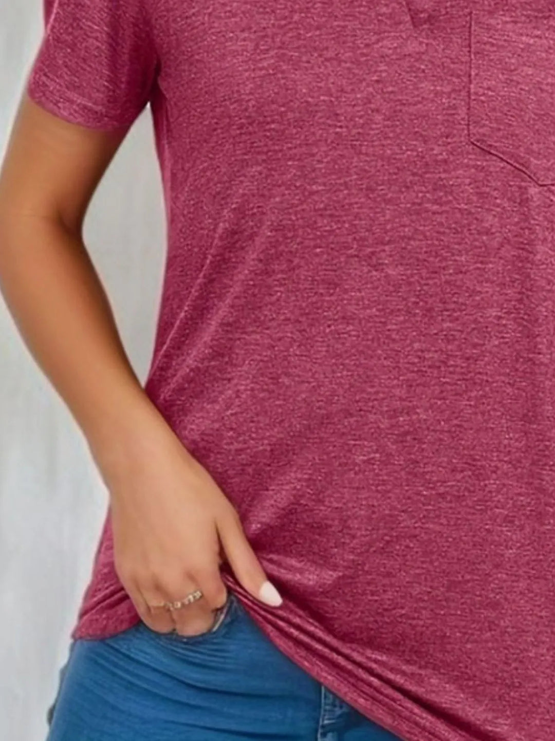 Johnny Collar Short Sleeve Top