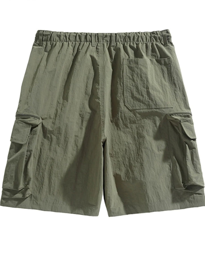Men's Elastic Waist Cargo Short