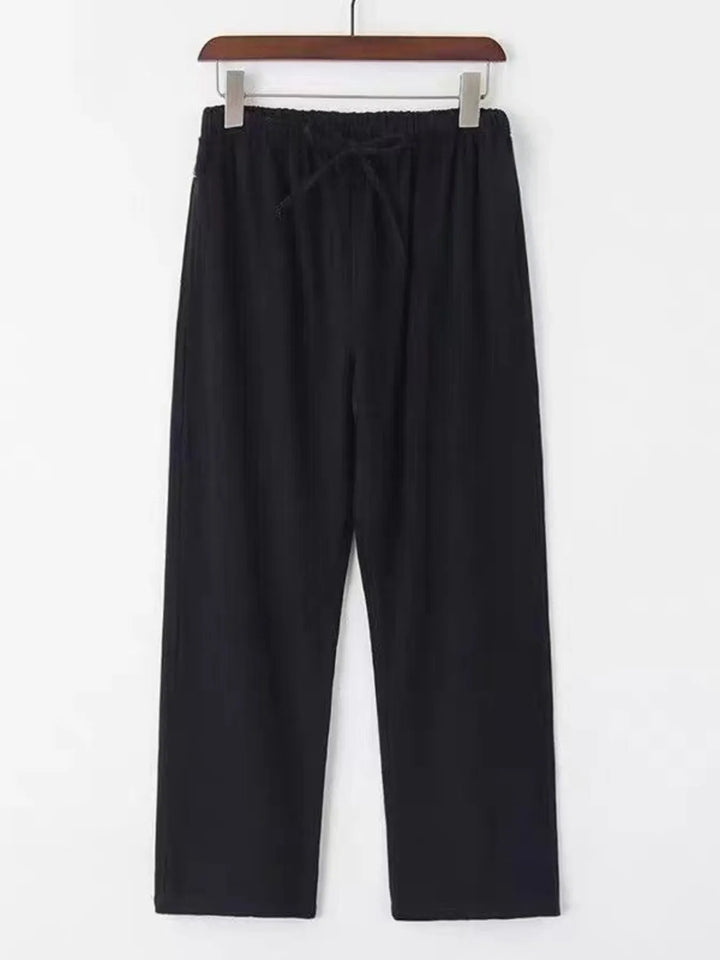 Men's Plus Size Wide Leg Pants