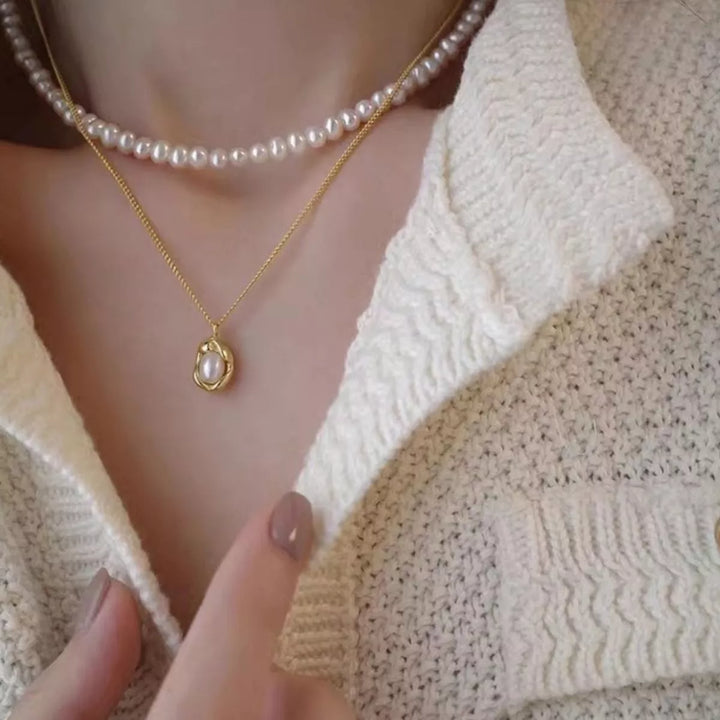 Pearl 925 Sterling Silver Necklace