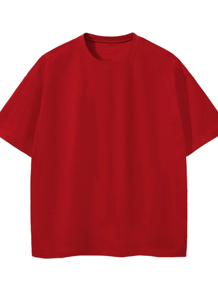 Men's Full Size Round Neck Short Sleeve T-Shirt Plus Size