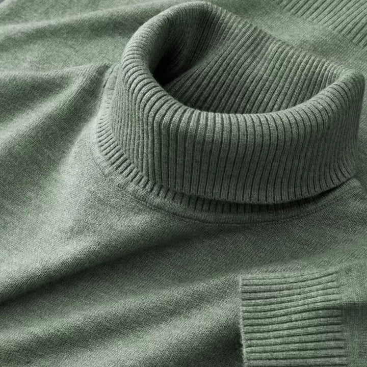Skin-friendly Casual Warm Turtleneck Sweater For Men