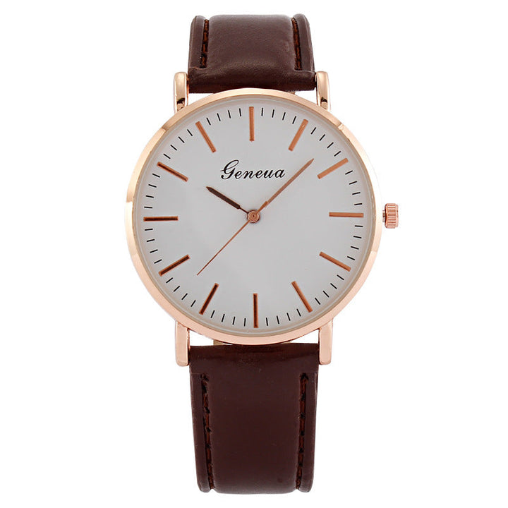 Ultra-thin Minimalist Leather Belt For Men