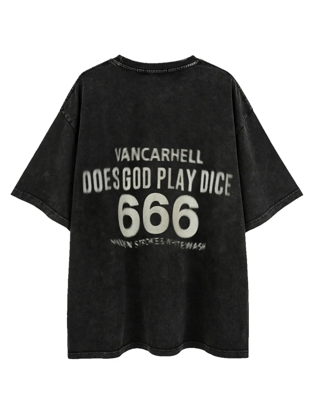 Men's Oversized Graphic Round Neck T-Shirt
