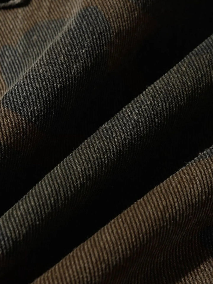 Men's Vintage Camo Cargo Wide Leg Jeans