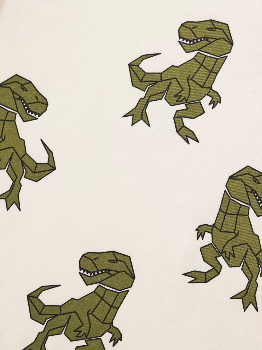Children's Dinosaur Print Short Sleeve Tee and Shorts Set