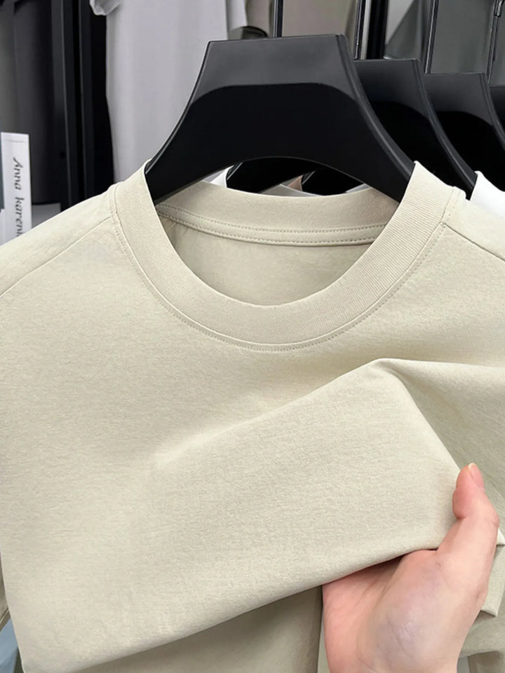 Men's Plus Size Round Neck Short Sleeve T-Shirt