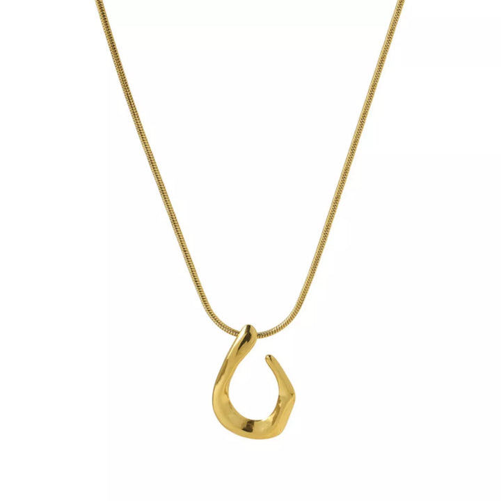 18K Gold-Plated Geometric Necklace