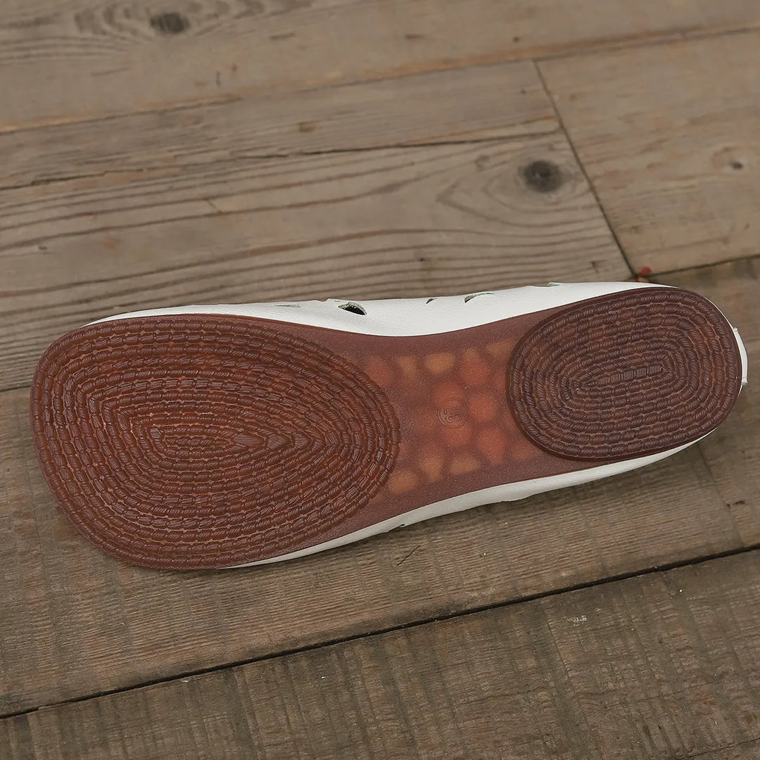 Hollow Out Breathable Casual Flat Slip-Ons