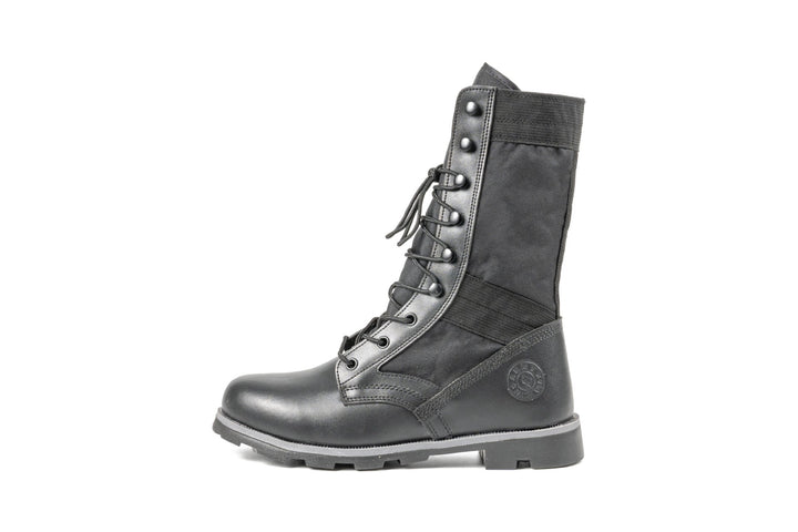 Tactical Large Size Black High-top Desert Raised Combat Boots