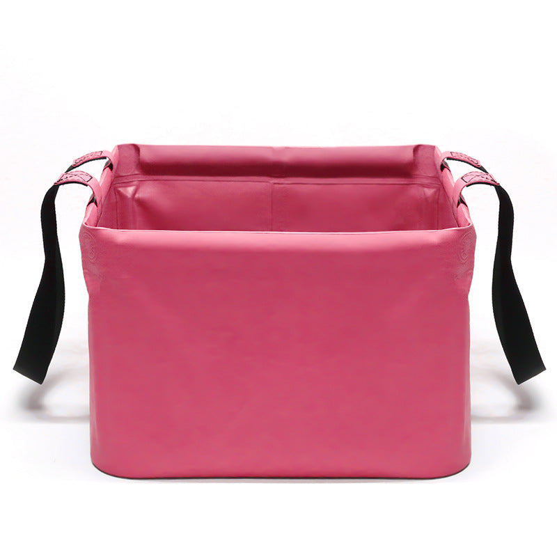 Square Fishing Bucket Folding Outdoor Waterproof