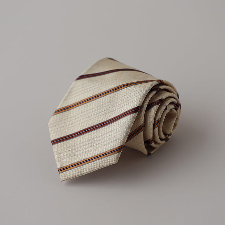 Korean Style Retro Light Color Hong Kong Style Tie