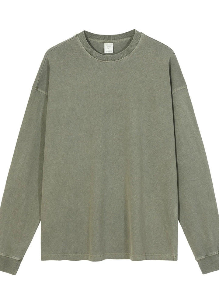Men's Oversized Long Sleeve Casual T-Shirt