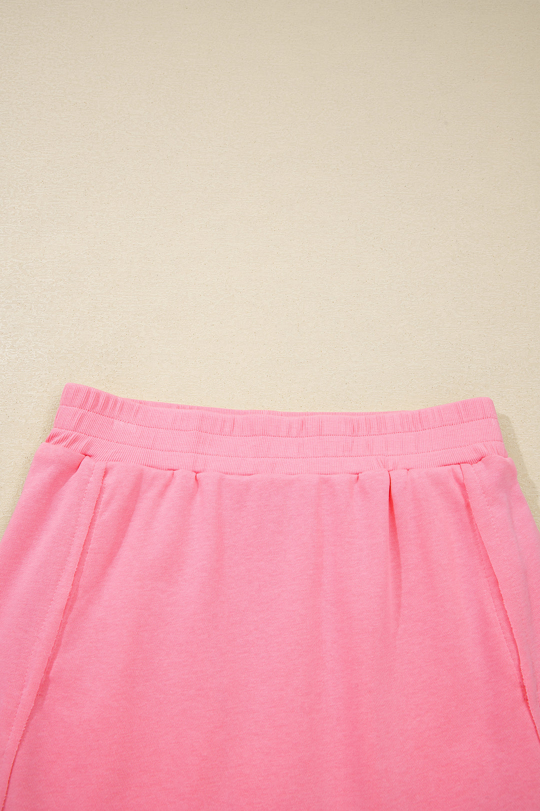 Sachet Pink Slim Tank Top Elastic Waist Mini Skort 2pcs Outfit