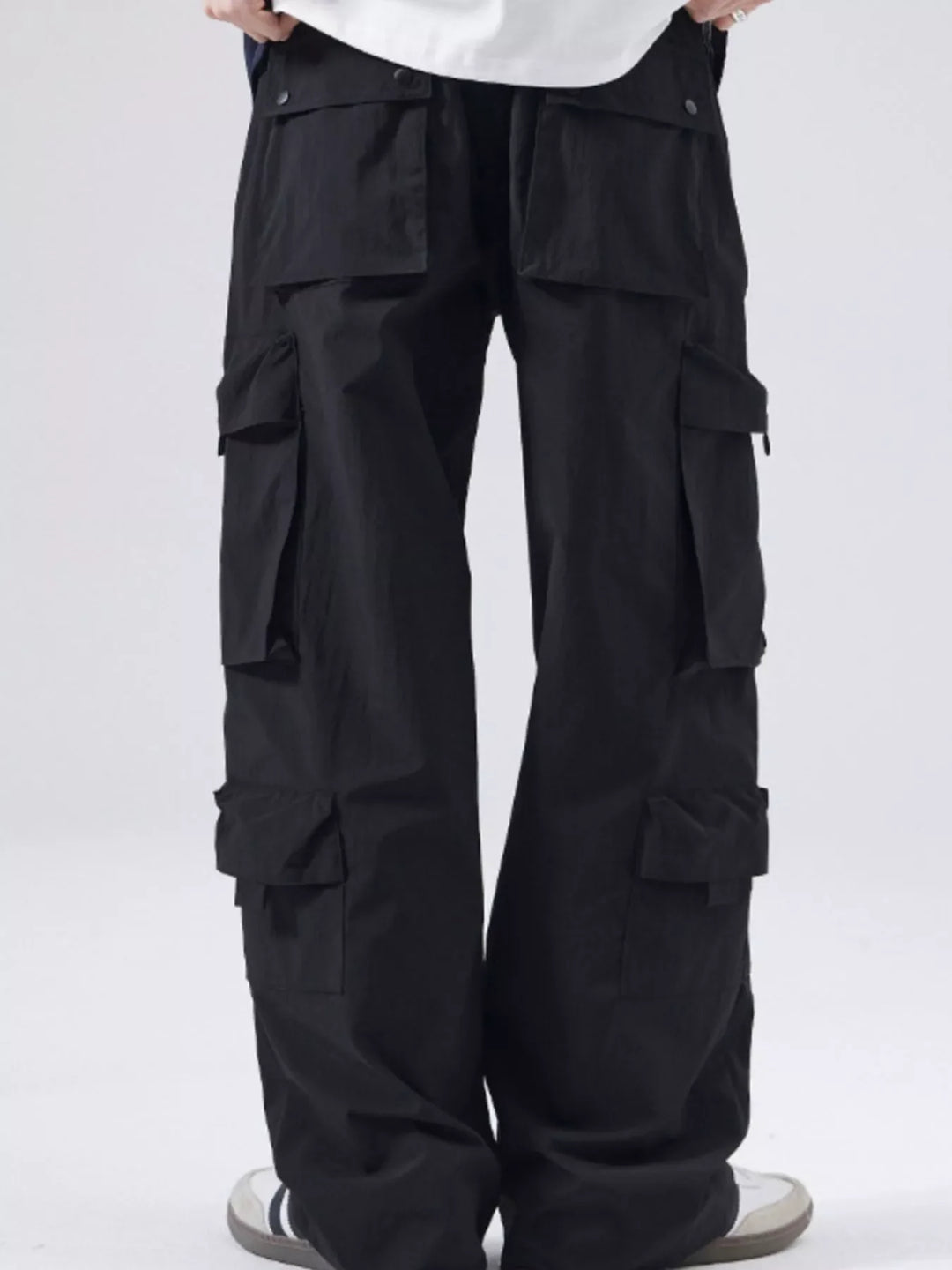 Men's Full Size Wide Leg Cargo Pants Plus Size