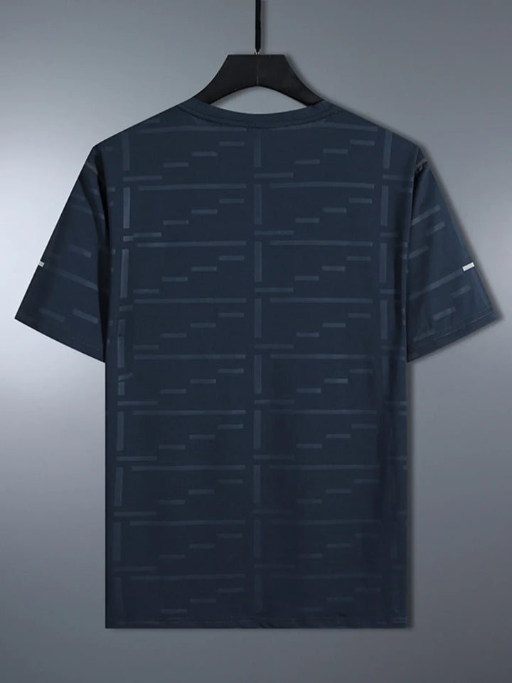 Men's Plus Size Round Neck Short Sleeve T-Shirt