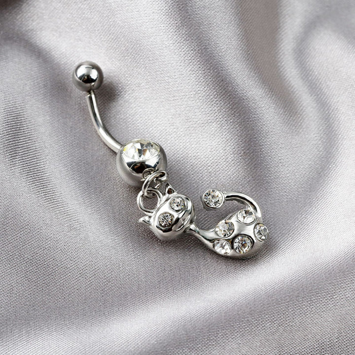 Stainless Steel Creative Animal Belly Button Ring