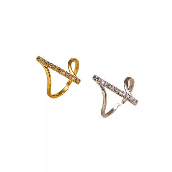 Irregular Rhinestone Ring