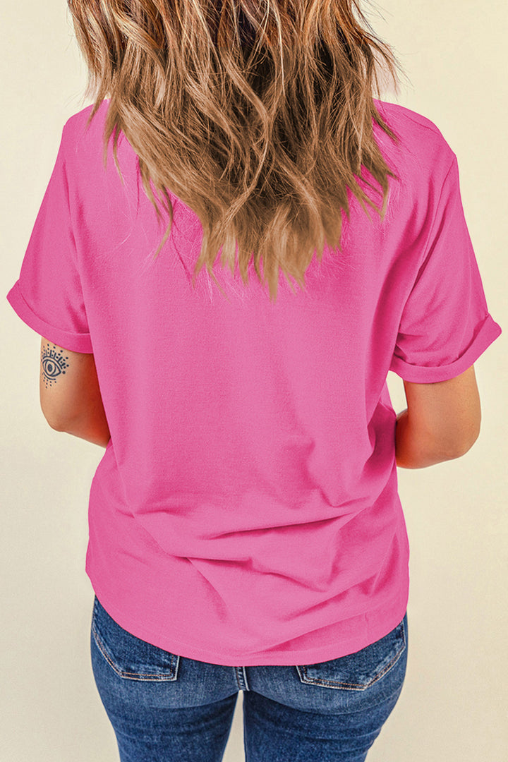 Sachet Pink SUNSHINE AND COFFEE Summer Beachwear Graphic Tee