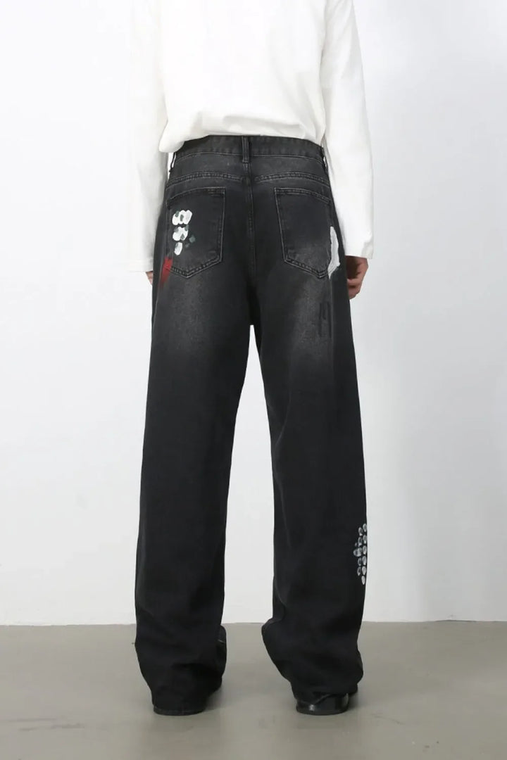 Men's Paint Loose Jeans
