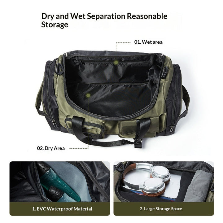 Mens Shoulder Bag Large Capacity For Fitness