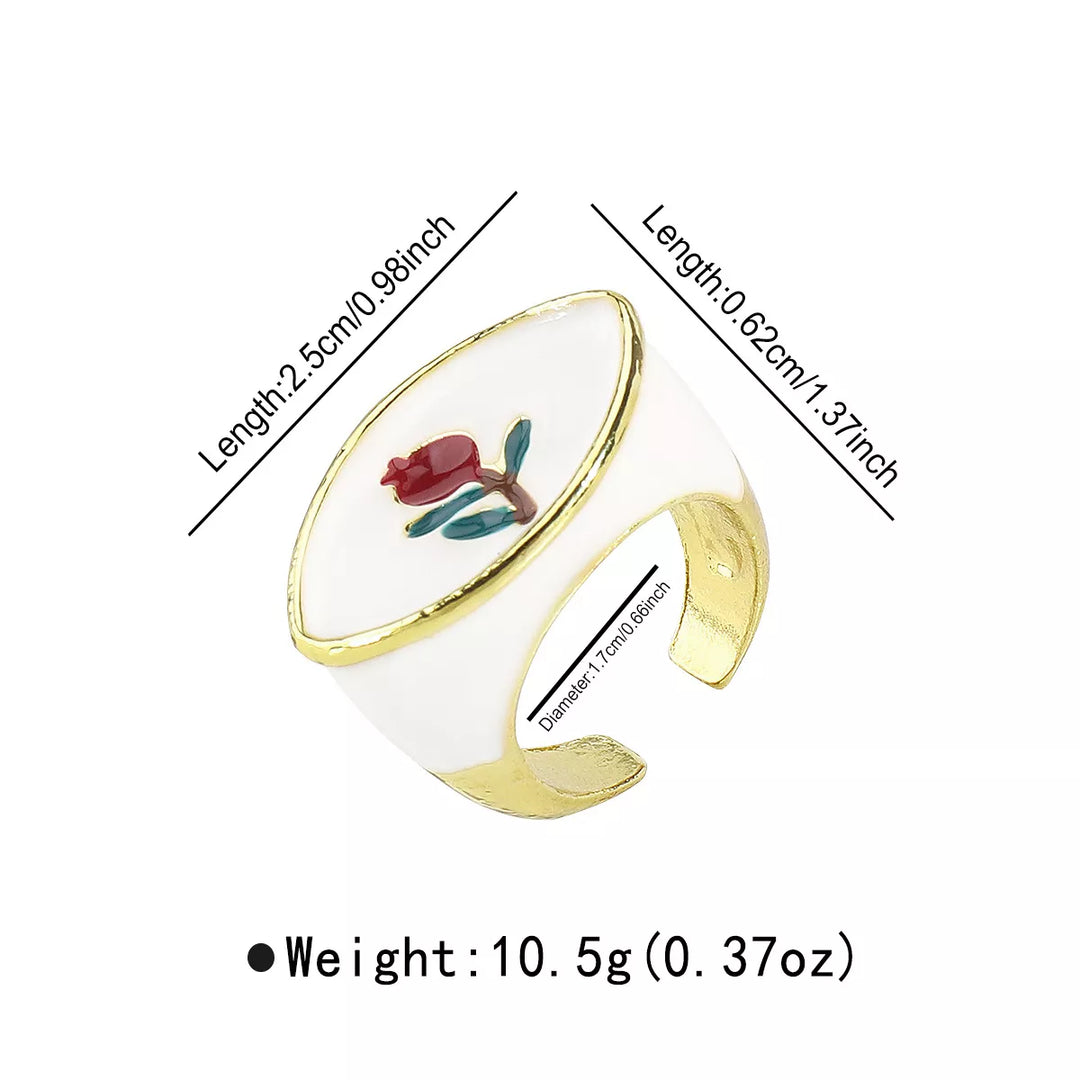 18K Gold-Plated Open Ring