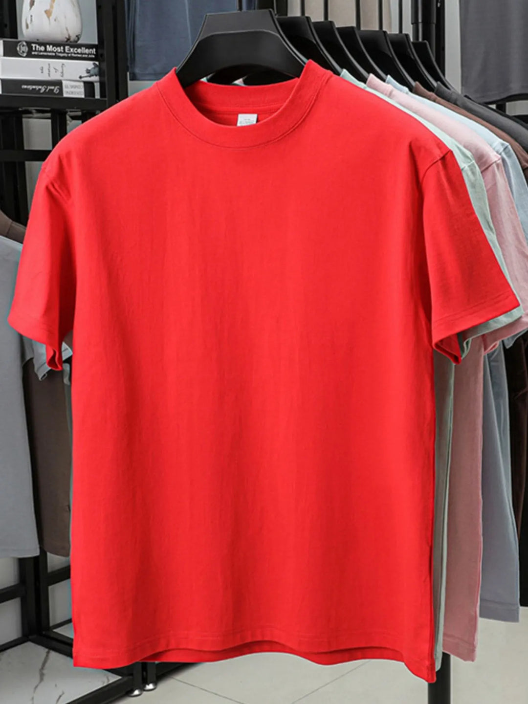 Men's Full Size Round Neck Short Sleeve T-Shirt Plus Size