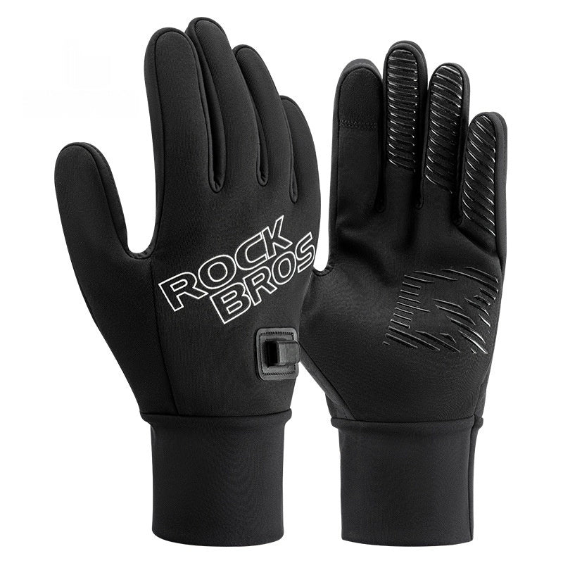 Charging Heating Warming Touchscreen-compatible Cycling Gloves