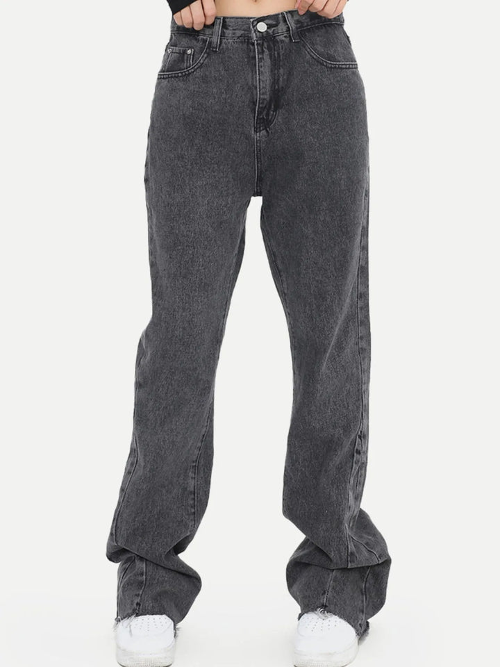 Men's Loose Fit Jeans with Pockets