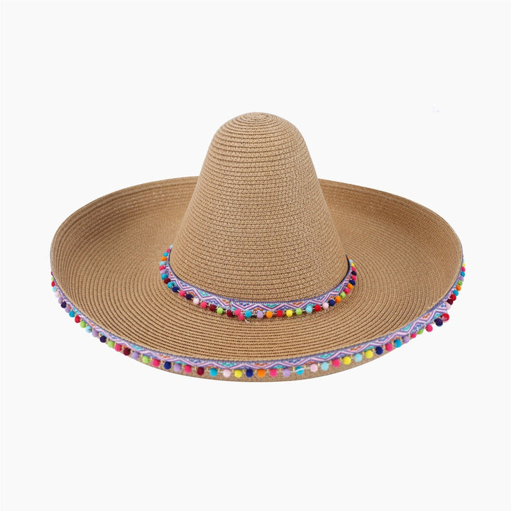 Panama Cowboy Hat, Rider Hat, Beach Brazilian Sun Hat, Men's Straw Hat, Wide Brim UV Protection Hat For Cross-border Amazon Sales