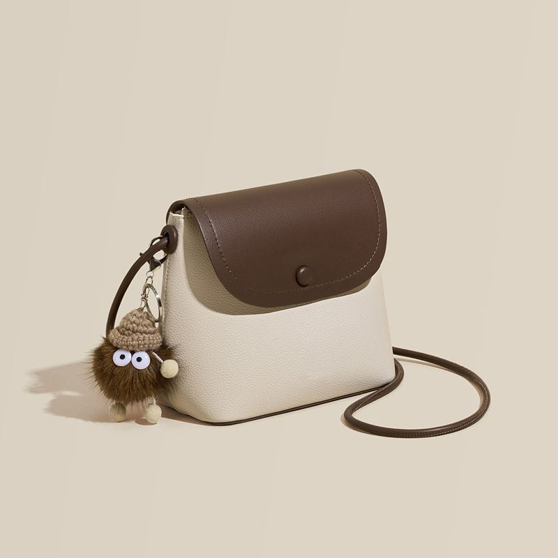 Leather Flap Crossbody Bag