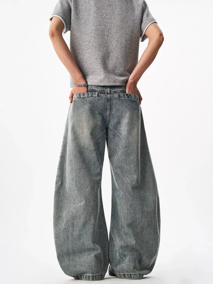 Men's Full Size Wide Leg Jeans Plus Size