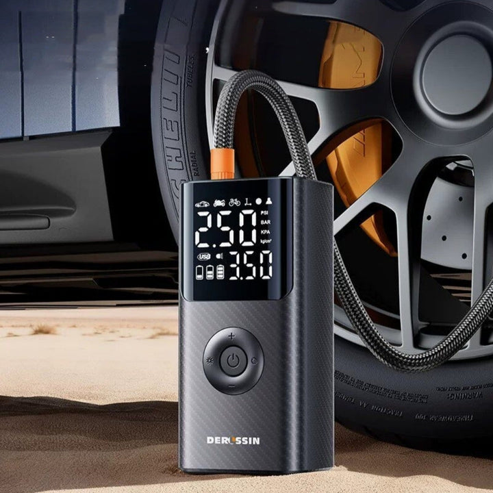 Portable Car Battery Starter With Air Pump