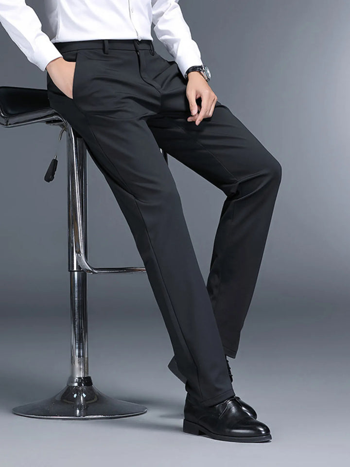 Men's Slim Fit Pants with Pockets