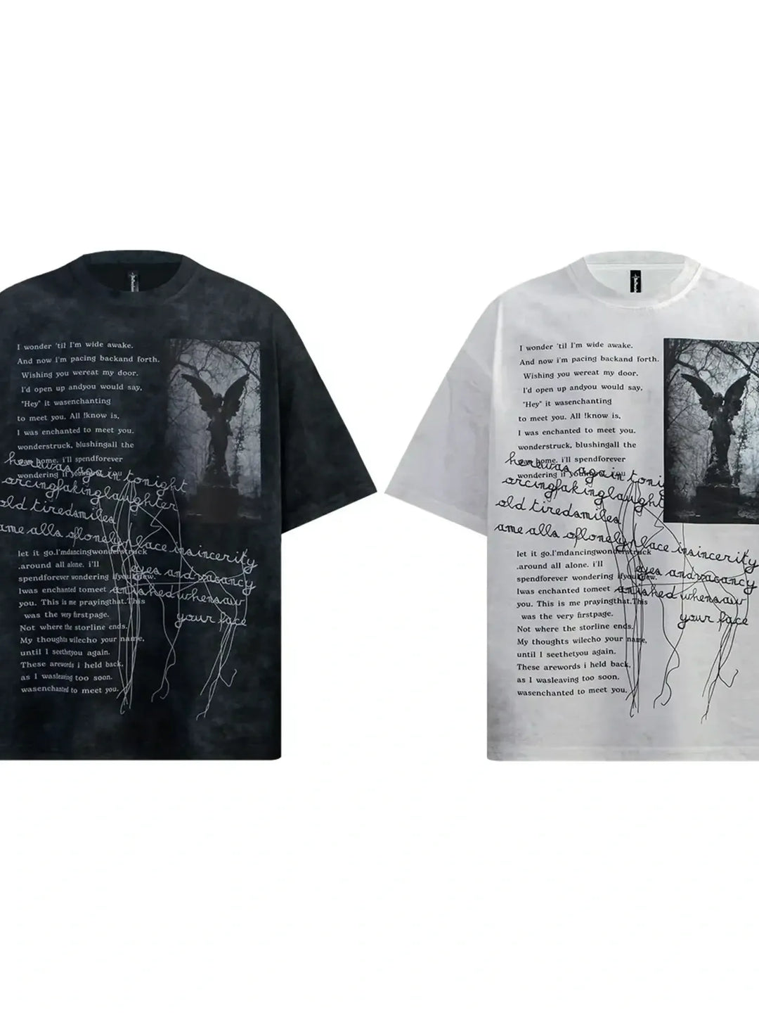 Men's Round Neck Short Sleeve Oversized T-Shirt