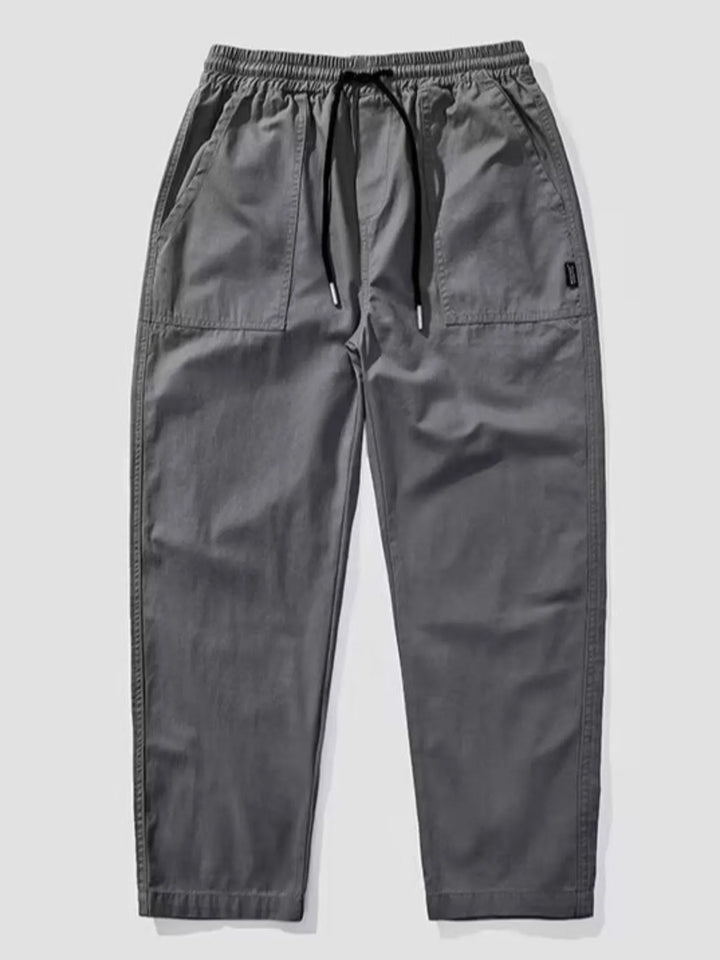 Men's Plus Size Drawstring Wide Leg Pants