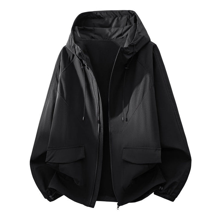 Spring And Autumn Unisex Jacket Mens Three Dimensional Line Design American Style