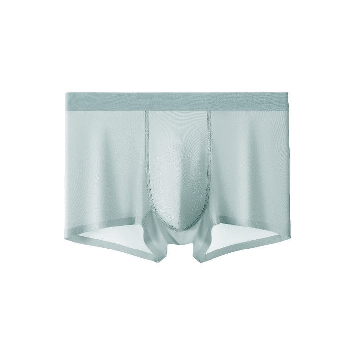 Mugwort-scented Cool-feel Seamless Mens Underwear With Perforated Breathability
