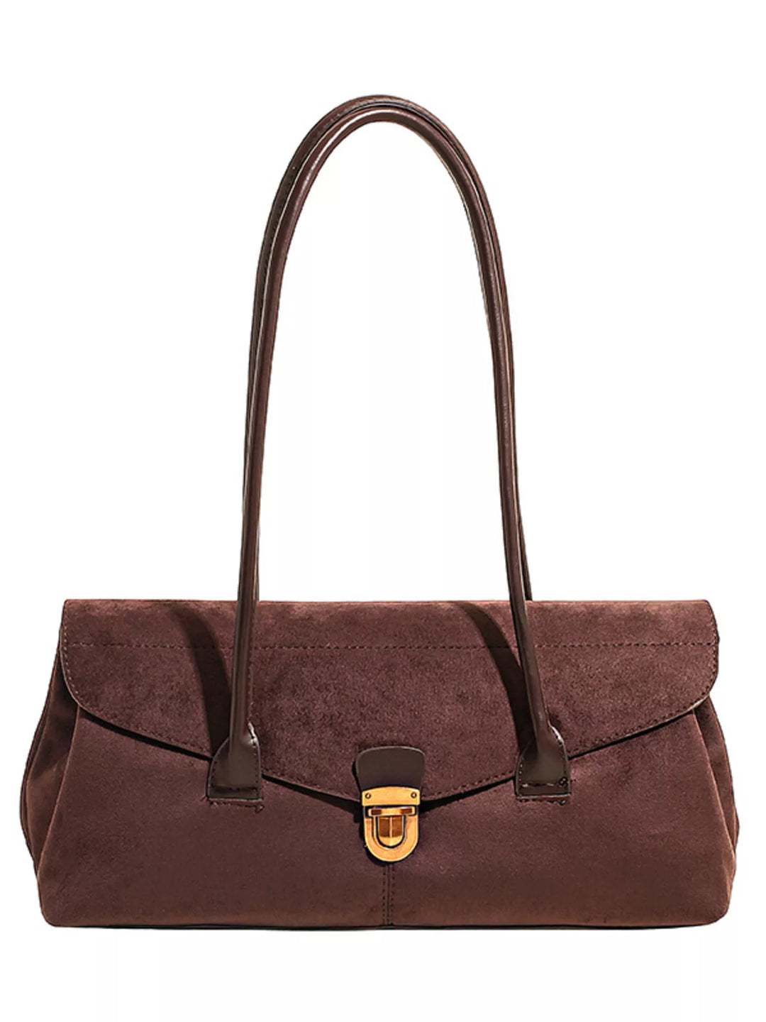 Vintage Buckle Closure Shoulder Bag