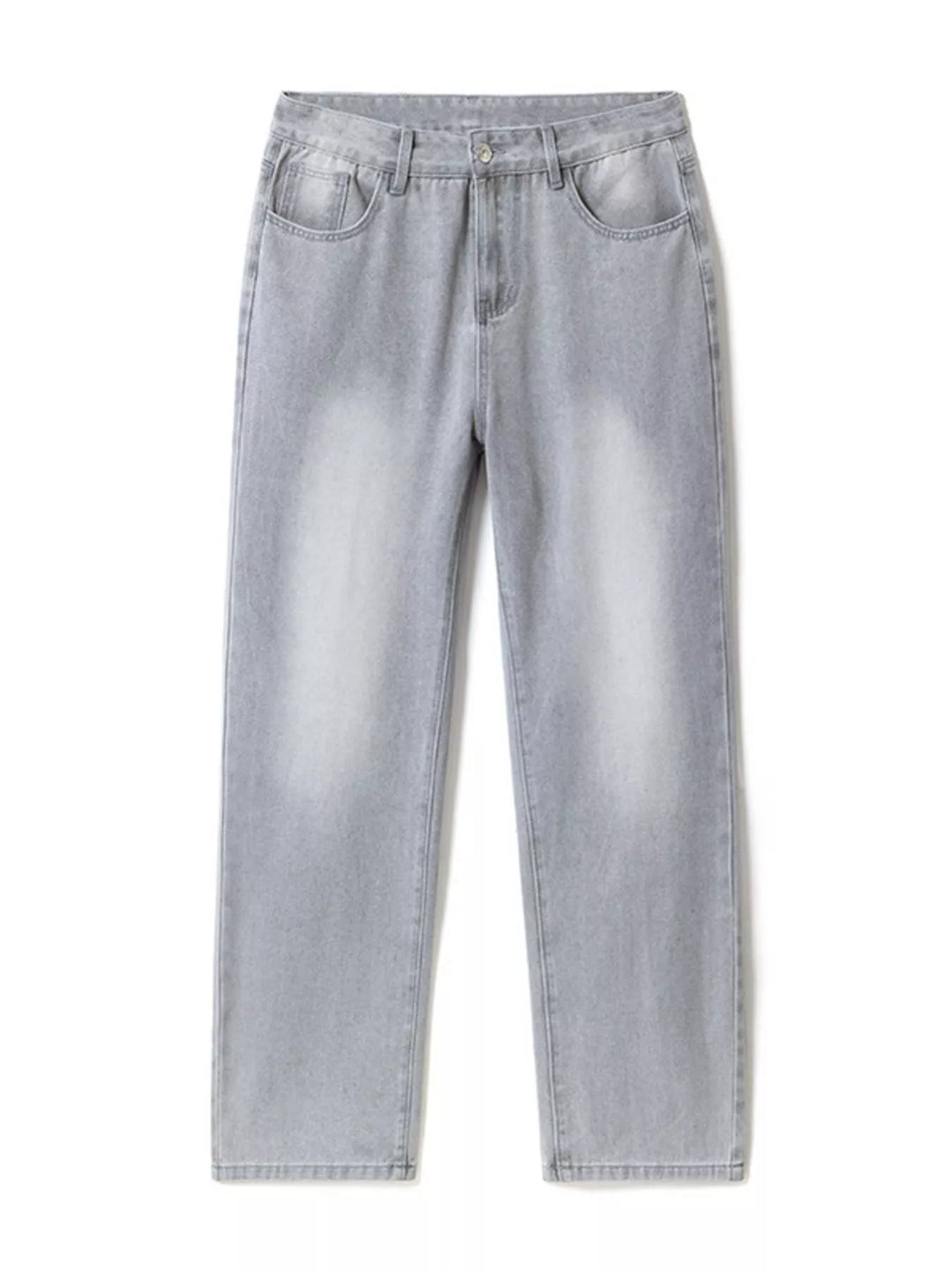 Men's Vintage Wash Wide Leg Jeans
