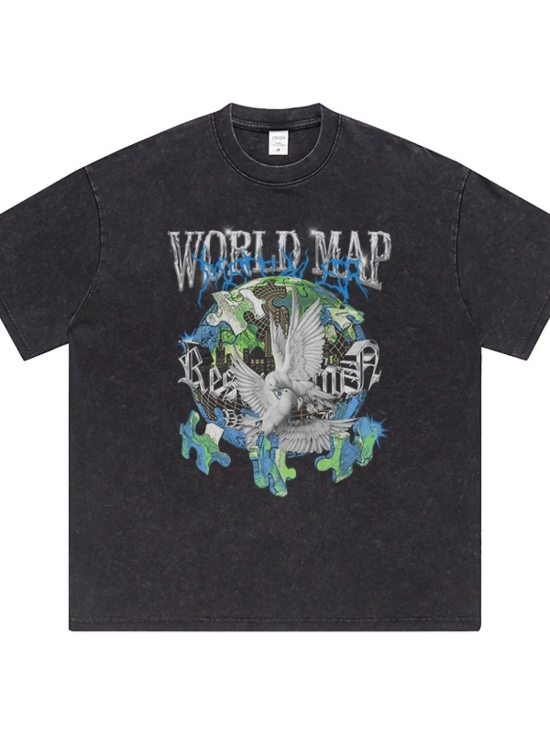 Men's Graphic Round Neck Short Sleeve T-Shirt
