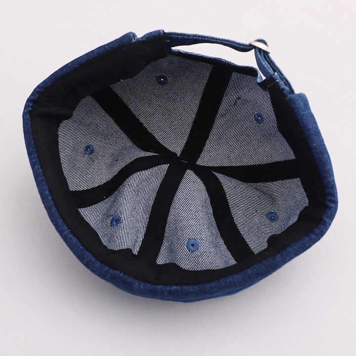 Monochromatic Light Board Washed To Create An Old-fashioned, Retro And Casual Look. Straw Hat With No Brim, Suitable For Daily Outings, Shopping And Outdoor Activities.